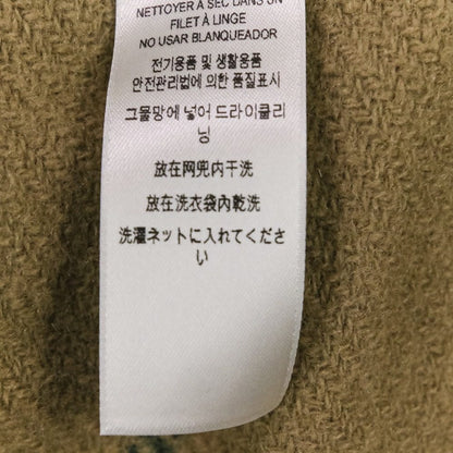 バーバリー フリンジエッジ カシミヤブレンド ケープコート