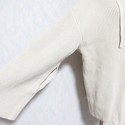 クラネ WIDE HOOD KNIT TOP ニットプルオーバー