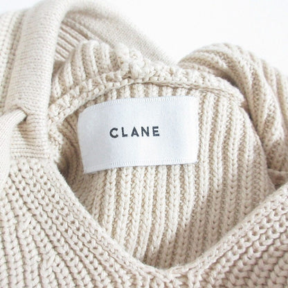 クラネ WIDE HOOD KNIT TOP ニットプルオーバー
