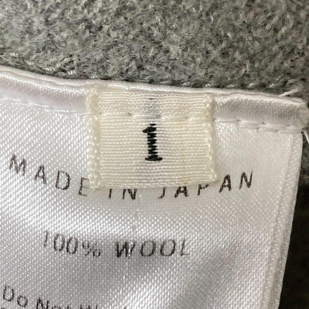 エヴァムエヴァ ウールノーカラーコート