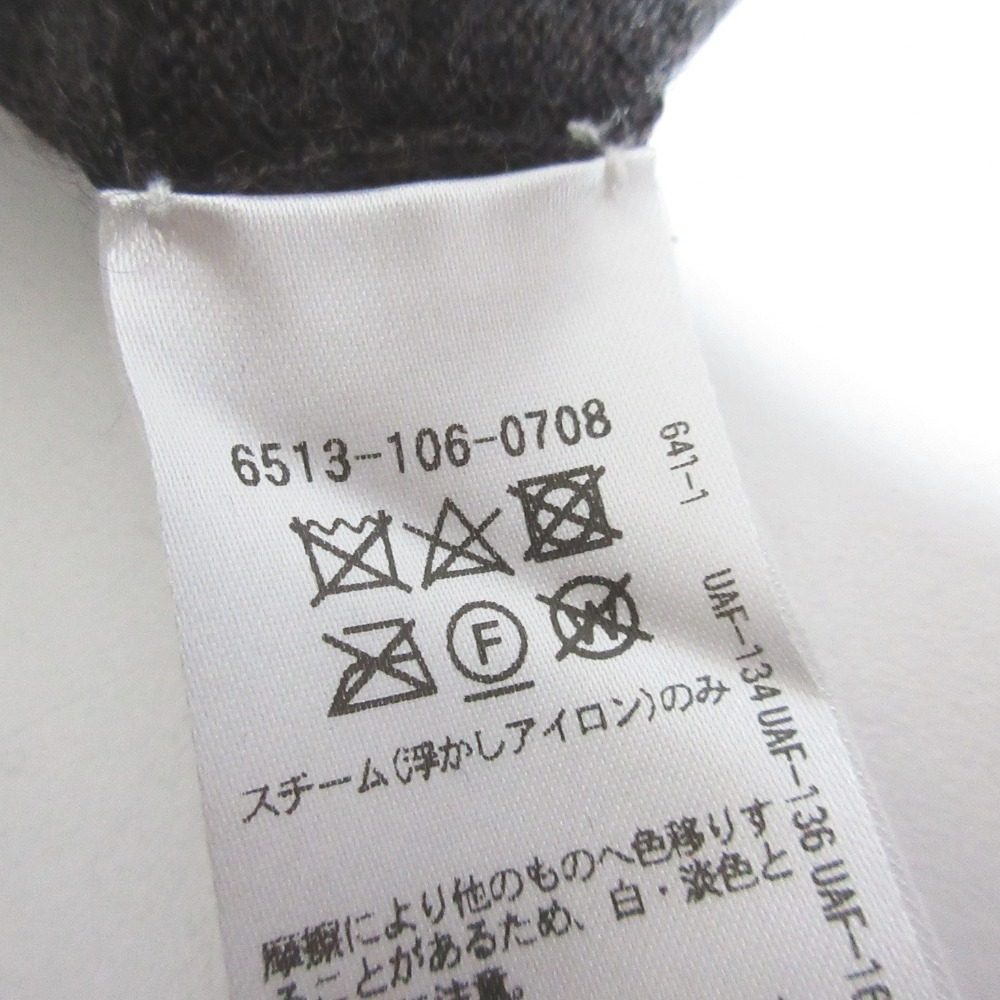 ドゥロワー 18Gバックリボン カシミヤシルクニット