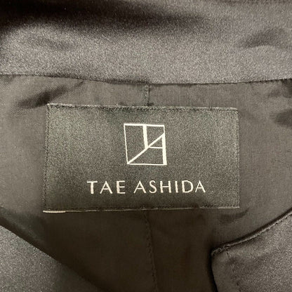 TAE ASHIDA レースヨークチェックノーカラージャケット