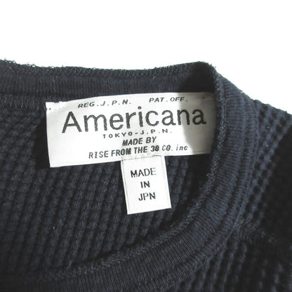 アメリカーナ バックボタンニットチュニック