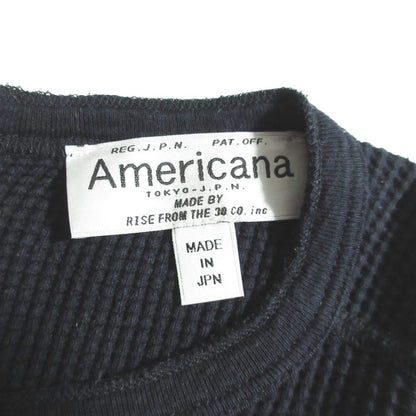 アメリカーナ バックボタンニットチュニック