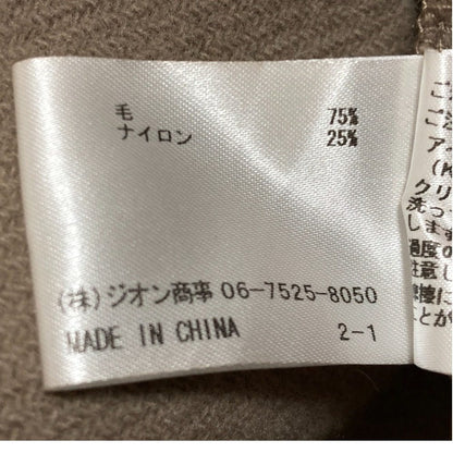 エンリコドマーニ ウールノーカラーコート