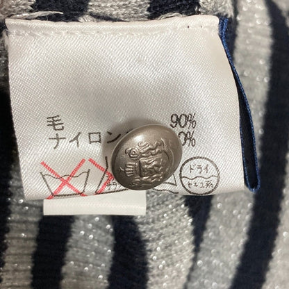 キャラオクルス ボーダーニットタートルネックカットソー
