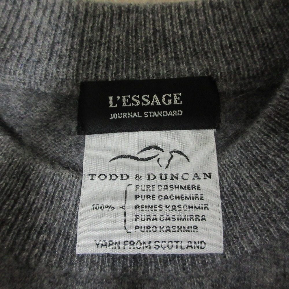 ジャーナルスタンダード TODD&DUNCAN カシミヤニットセーター