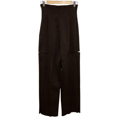 フェティコ KNITTED SLIT TROUSERS トラウザーパンツ