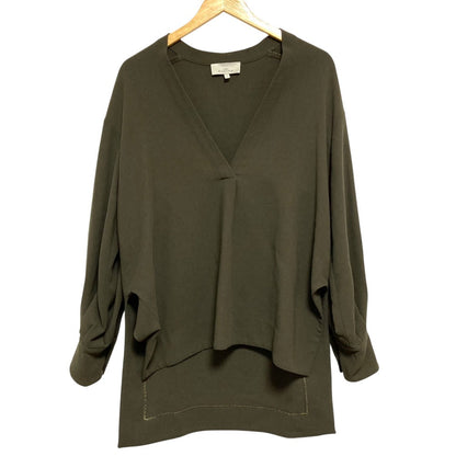 STUDIO NICHOLSON ウールVネックブラウス