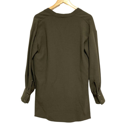 STUDIO NICHOLSON ウールVネックブラウス
