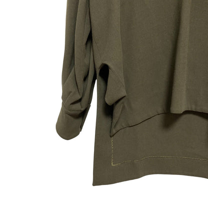 STUDIO NICHOLSON ウールVネックブラウス