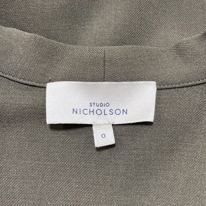 STUDIO NICHOLSON ウールVネックブラウス