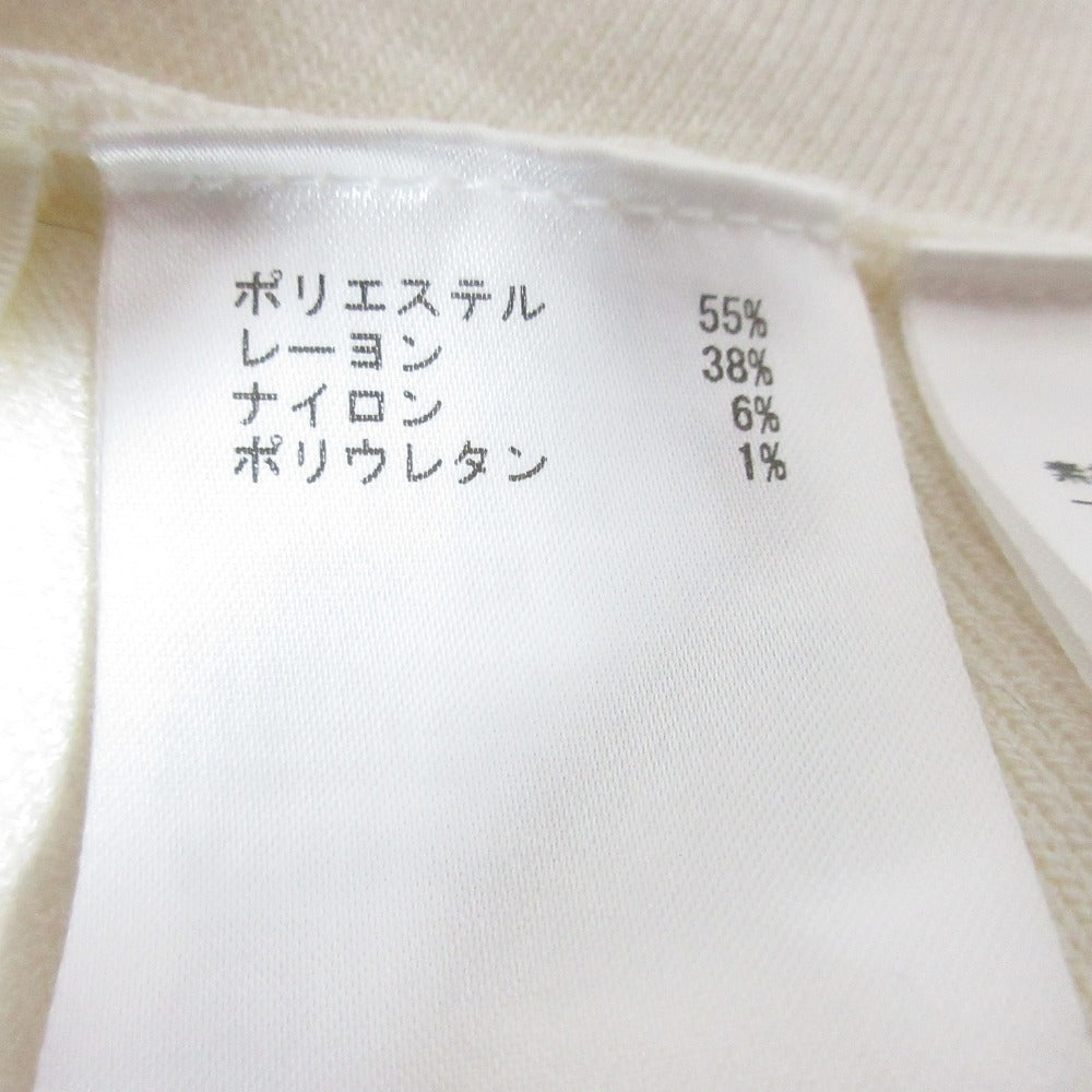ダイアグラム パールフリンジニットトップ