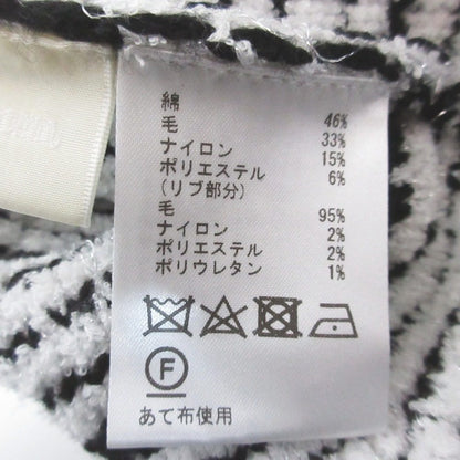 ダイアグラム チェッククルーニットカーディガン