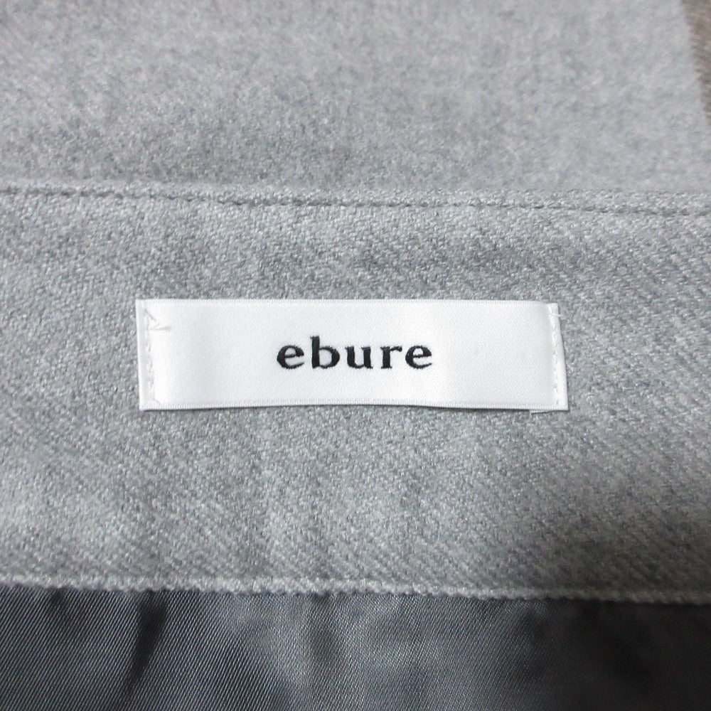 ebure フリンジウールロングスカート