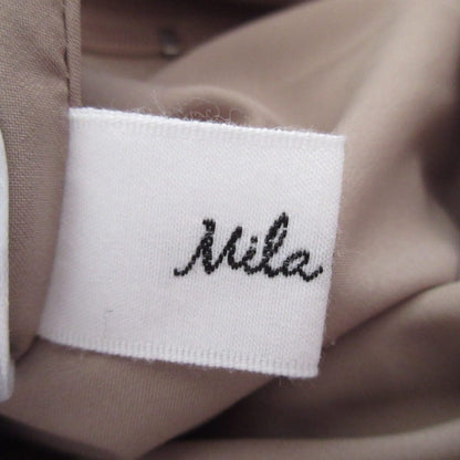 Mila Owen バイアス切替え パイソンプリントスカート