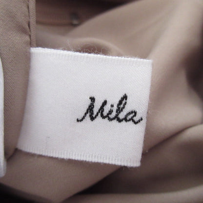 Mila Owen バイアス切替え パイソンプリントスカート