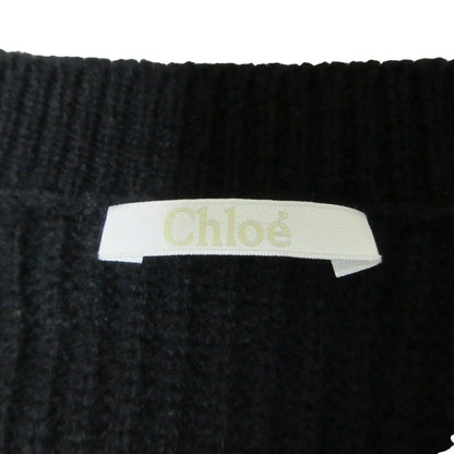クロエ Vネック カシミヤ ニットワンピース