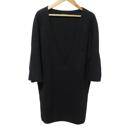 クロエ Vネック カシミヤ ニットワンピース