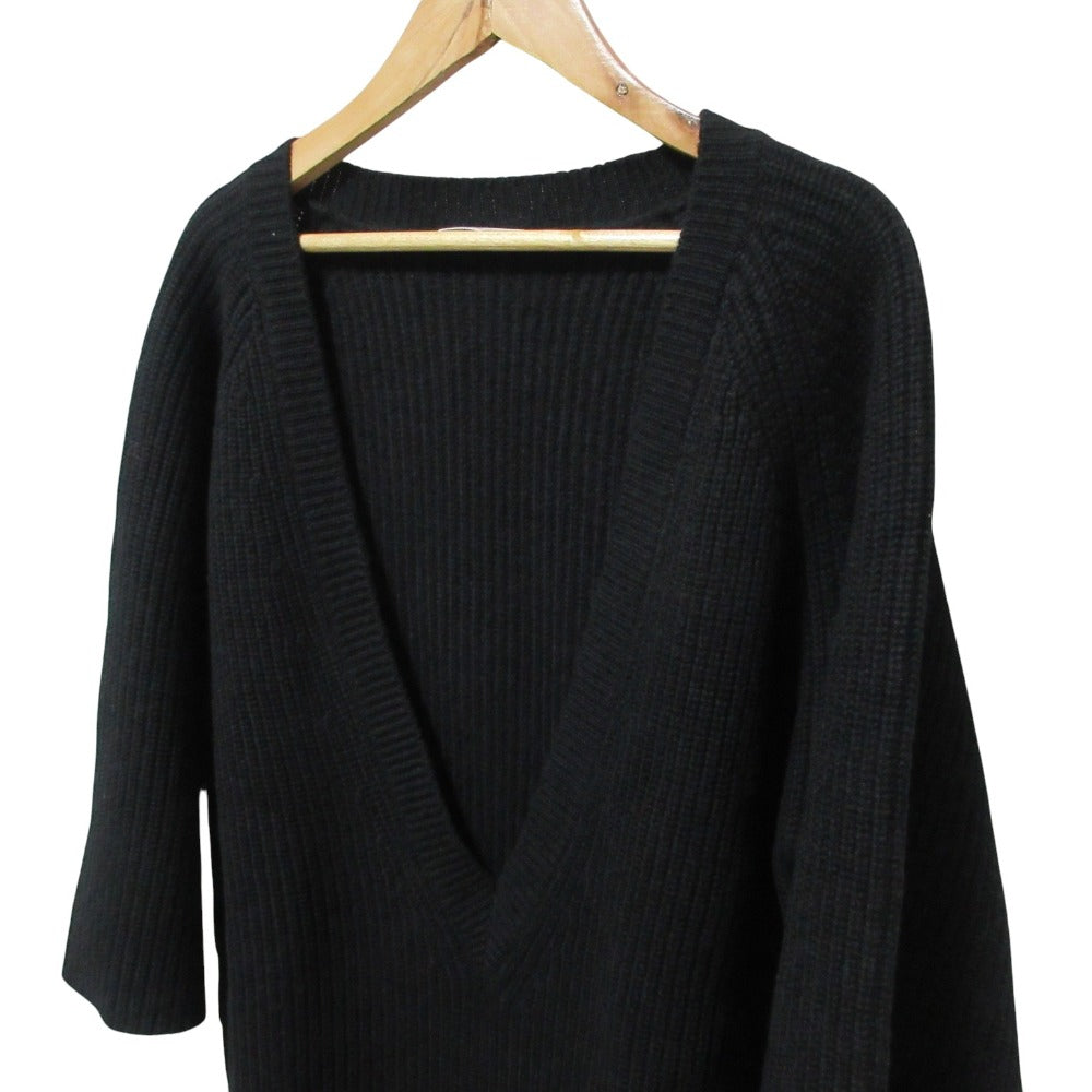 クロエ Vネック カシミヤ ニットワンピース
