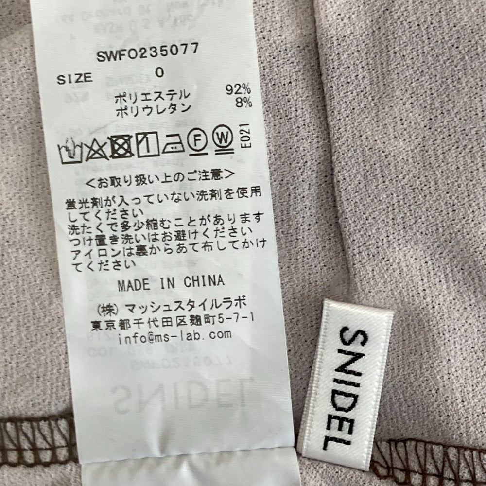 スナイデル フラワープリントワンピース
