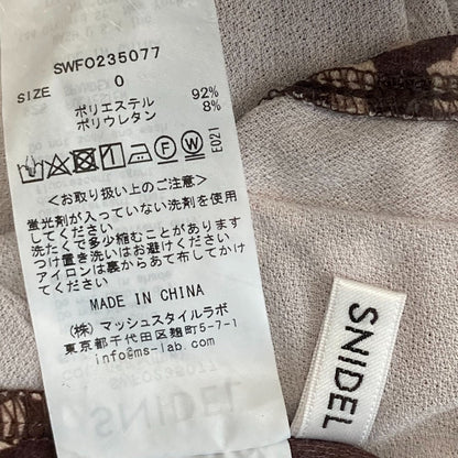 スナイデル フラワープリントワンピース