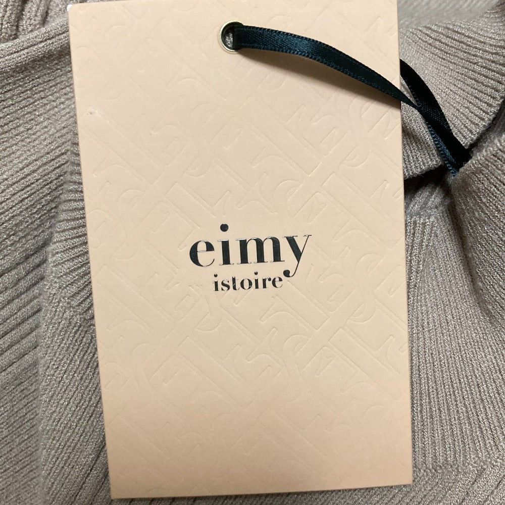 eimy istoire カットショルダーリブニットワンピース