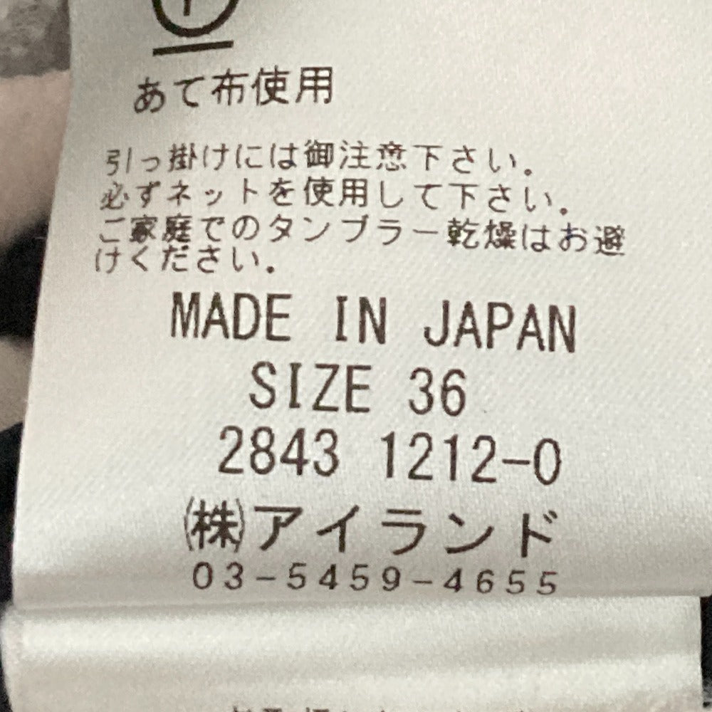 グレースクラス ウールバイカラーワンピース