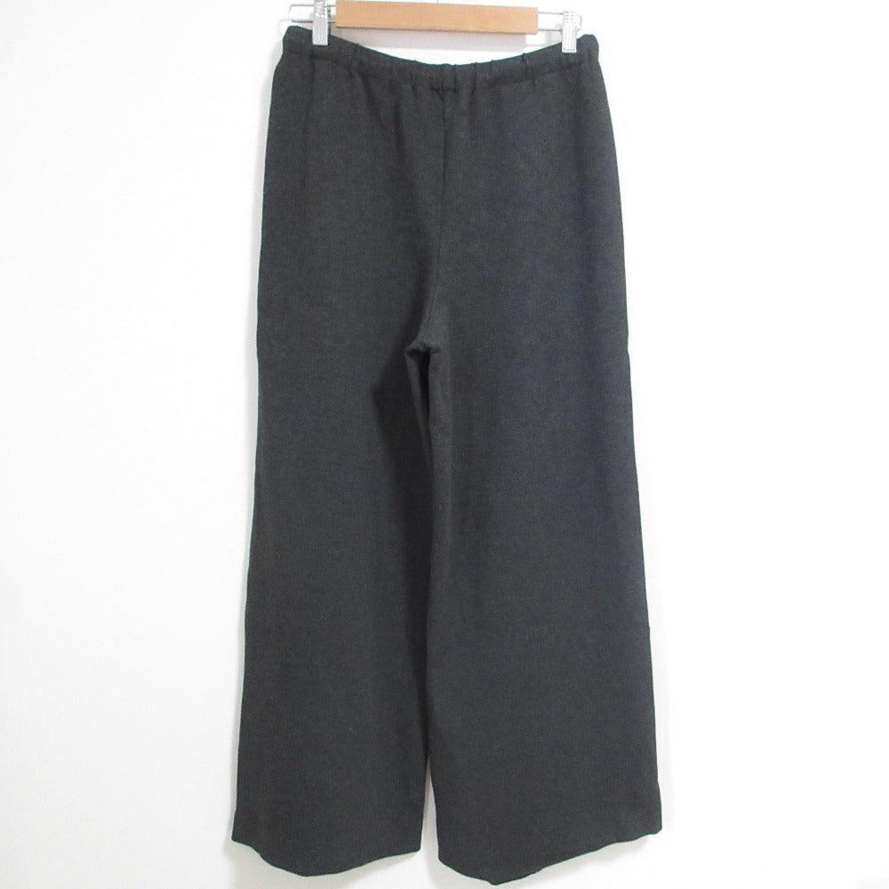 セオリー DOUBLE KNIT LT N DRAWSTRING PLON ニットワイドパンツ