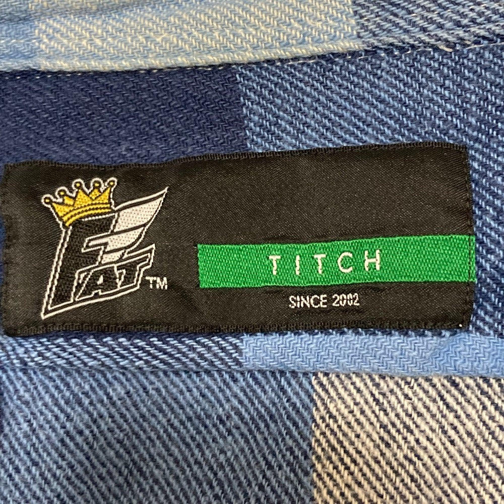 エフエーティー TITCH チェック セルビッチ 長袖ネルシャツ