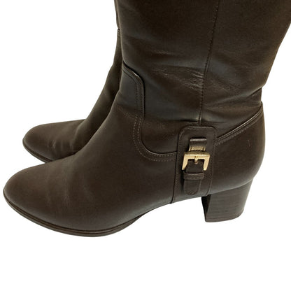 ダイアナ WELL FIT アクアグリッパー レザー ロングブーツ