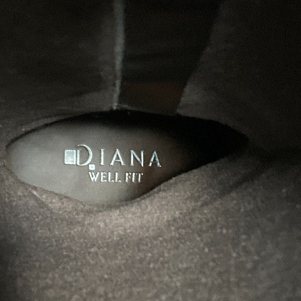 ダイアナ WELL FIT アクアグリッパー レザー ロングブーツ