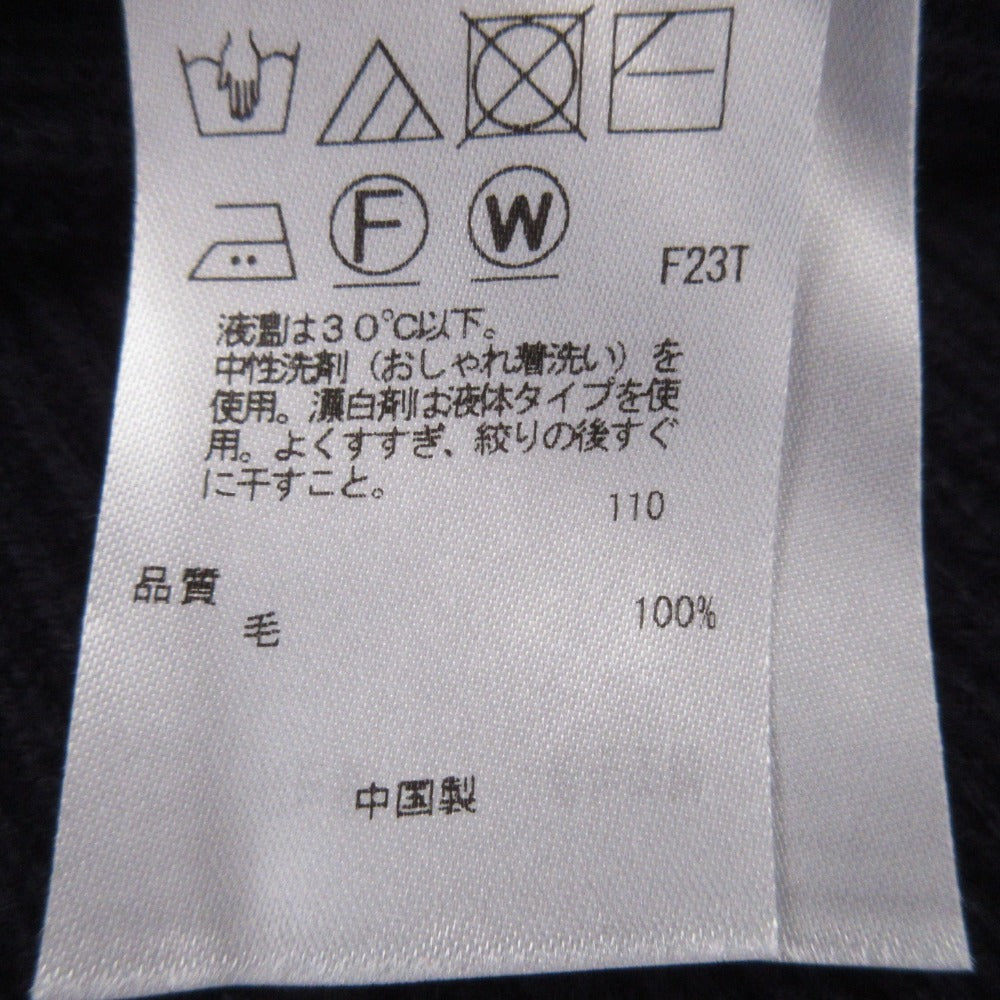 23区 ウールミドルゲージVネックニット