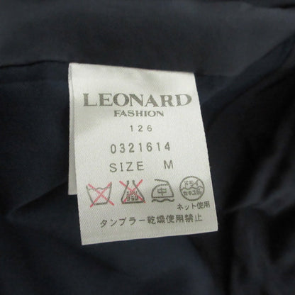 レオナール フラワープリント シルクブレンド キルティングコート
