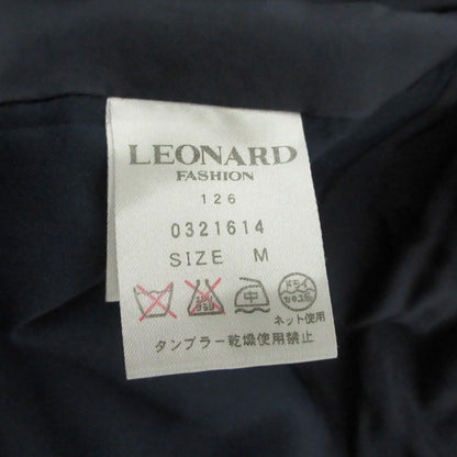 レオナール フラワープリント シルクブレンド キルティングコート