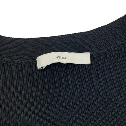 ASTRAET フリンジリブニットカーディガン