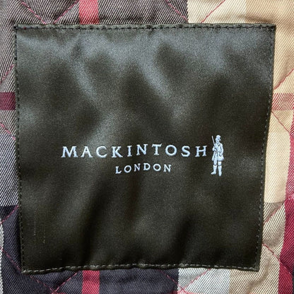 マッキントッシュ チェック裏地キルティングコート