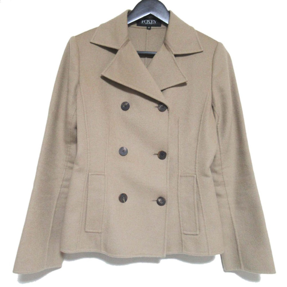 フォクシーブティック カシミヤダブルブレストジャケット