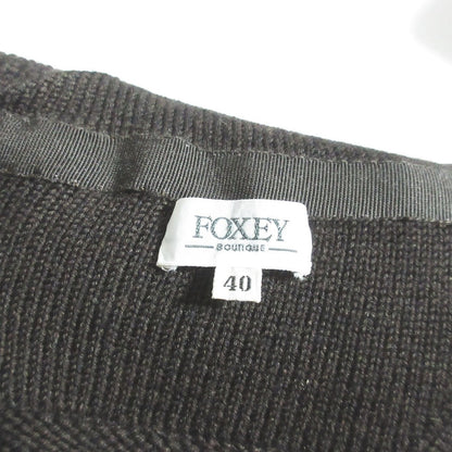 FOXEY BOUTIQUE ウールニットカーディガン