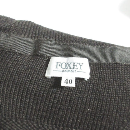 FOXEY BOUTIQUE ウールニットカーディガン