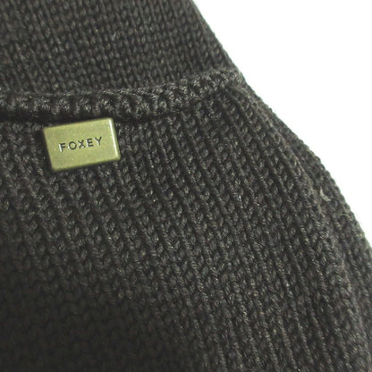 FOXEY BOUTIQUE ウールニットカーディガン