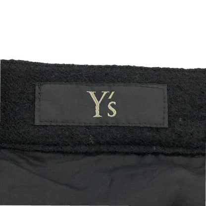 Y's アシンメトリー ウールロングスカート