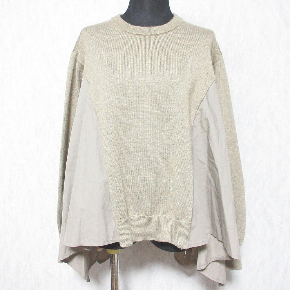 CLANE PANEL FLARE KNIT トップス