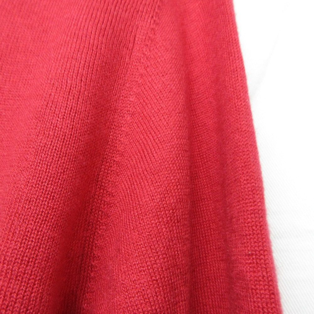 ルシアンペラフィネ スカル刺繍 シルクカシミヤニット