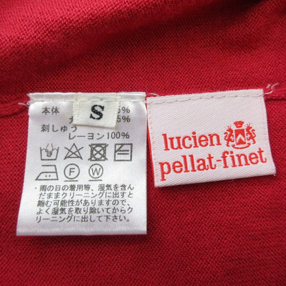 ルシアンペラフィネ スカル刺繍 シルクカシミヤニット