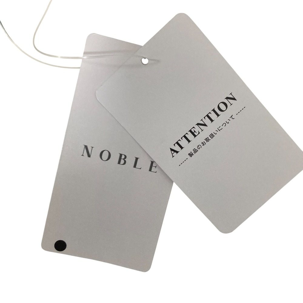NOBLE 2WAYスムースクロップドニット