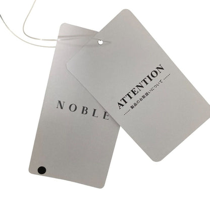 NOBLE 2WAYスムースクロップドニット