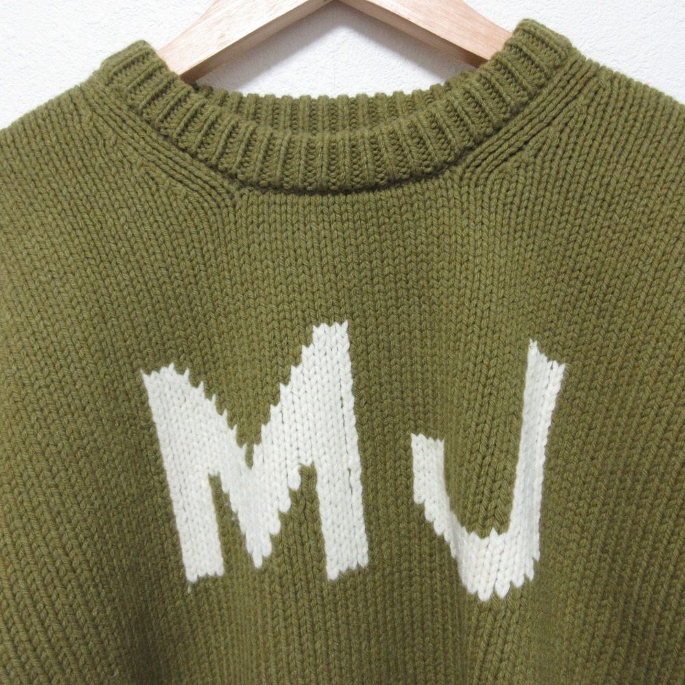 マークジェイコブス ジャガードロゴニットセーター