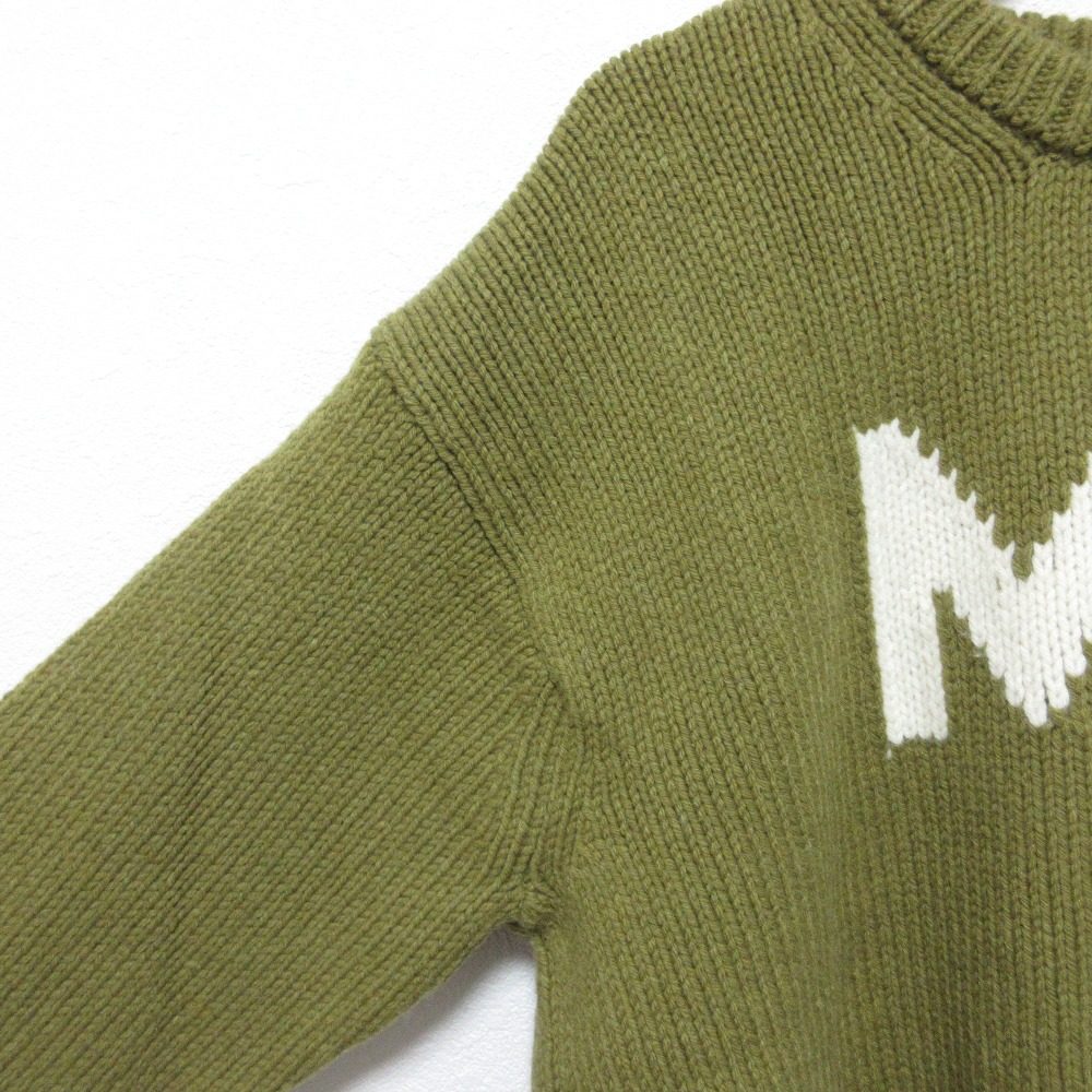 マークジェイコブス ジャガードロゴニットセーター
