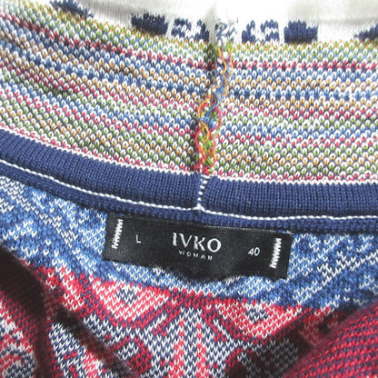IVKO ロングコットンニットカーディガンコート